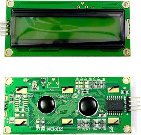 16×2 LCD Display with I2C Module