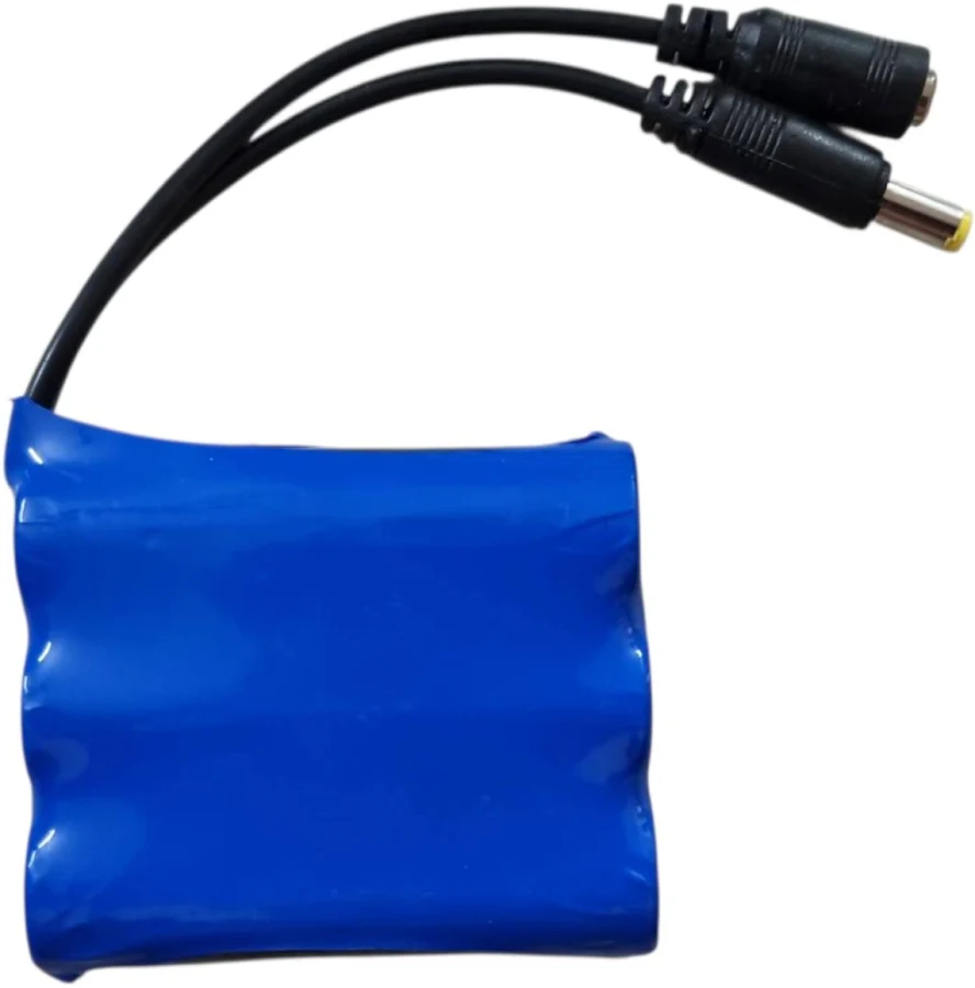 12V Battery Pack 2000mAh 3-Cell Li-ion Rechargeable