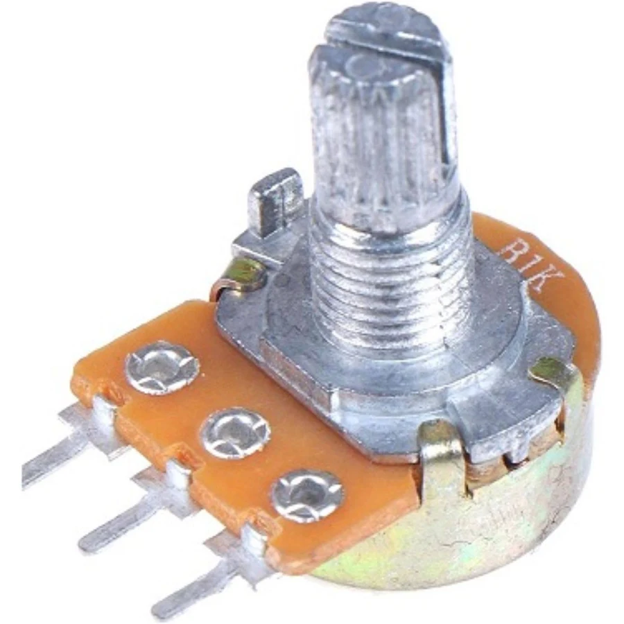 10K Ohm 3Pin 15mm Shaft Potentiometer