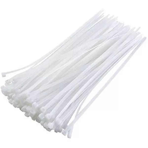 Self Locking White Nylon Cable Tie